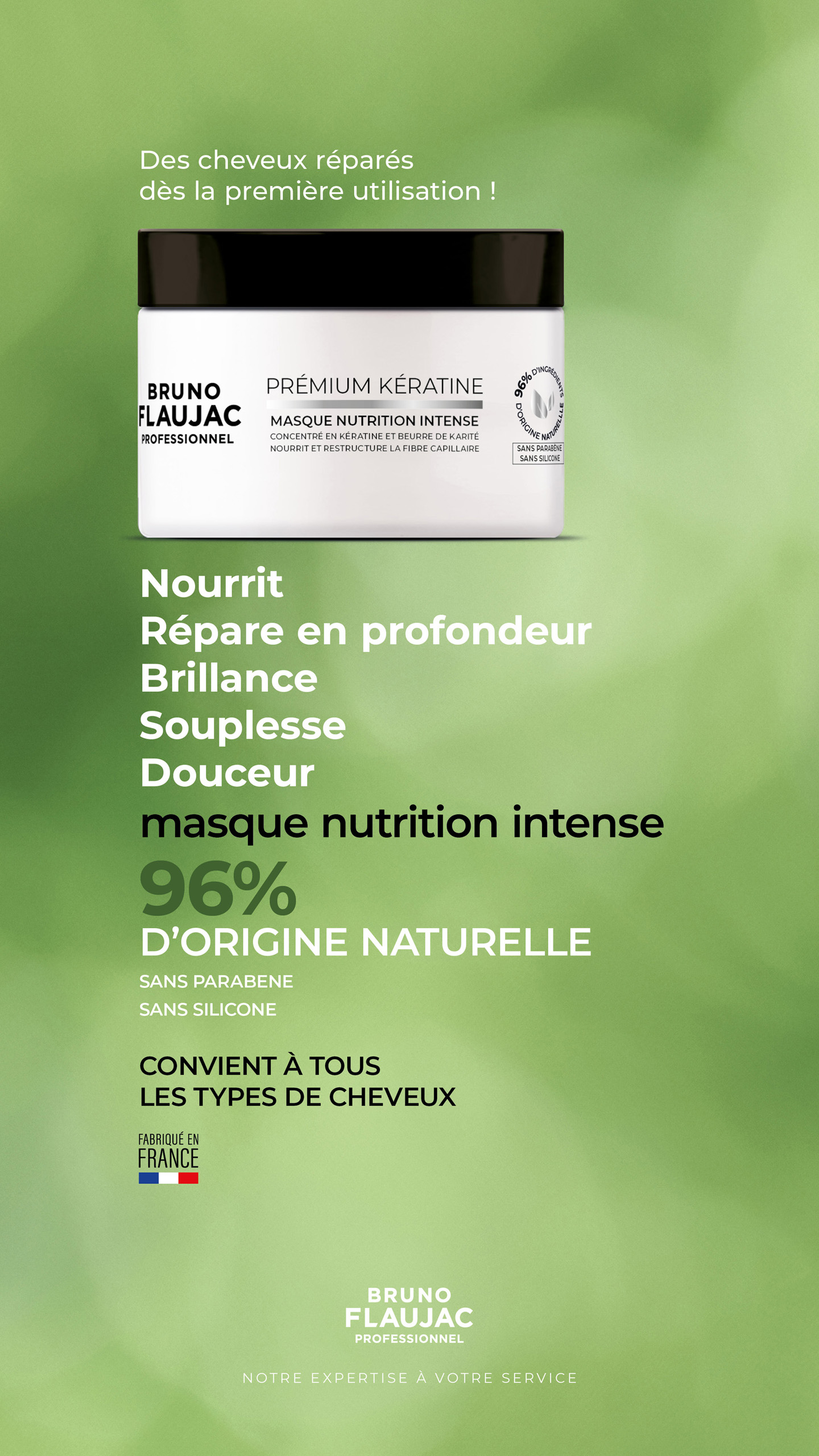 Masque-Nutrition-Intense-Prémium-Kératine-bruno-flaujac-professionnel