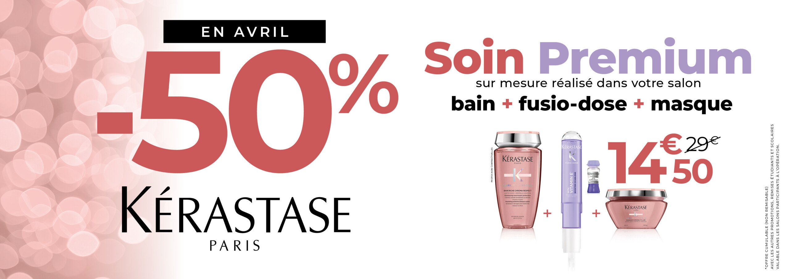 -50% sur Kérastase le soin premium