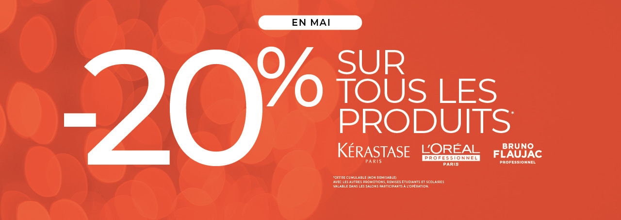 -20% vente en mai