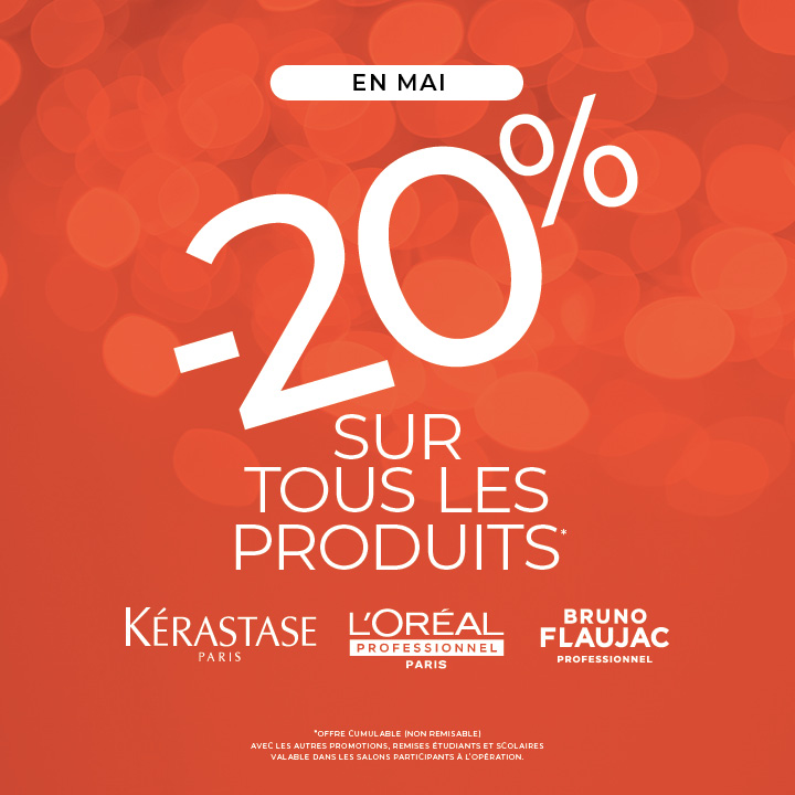-20% sur la vente en salon