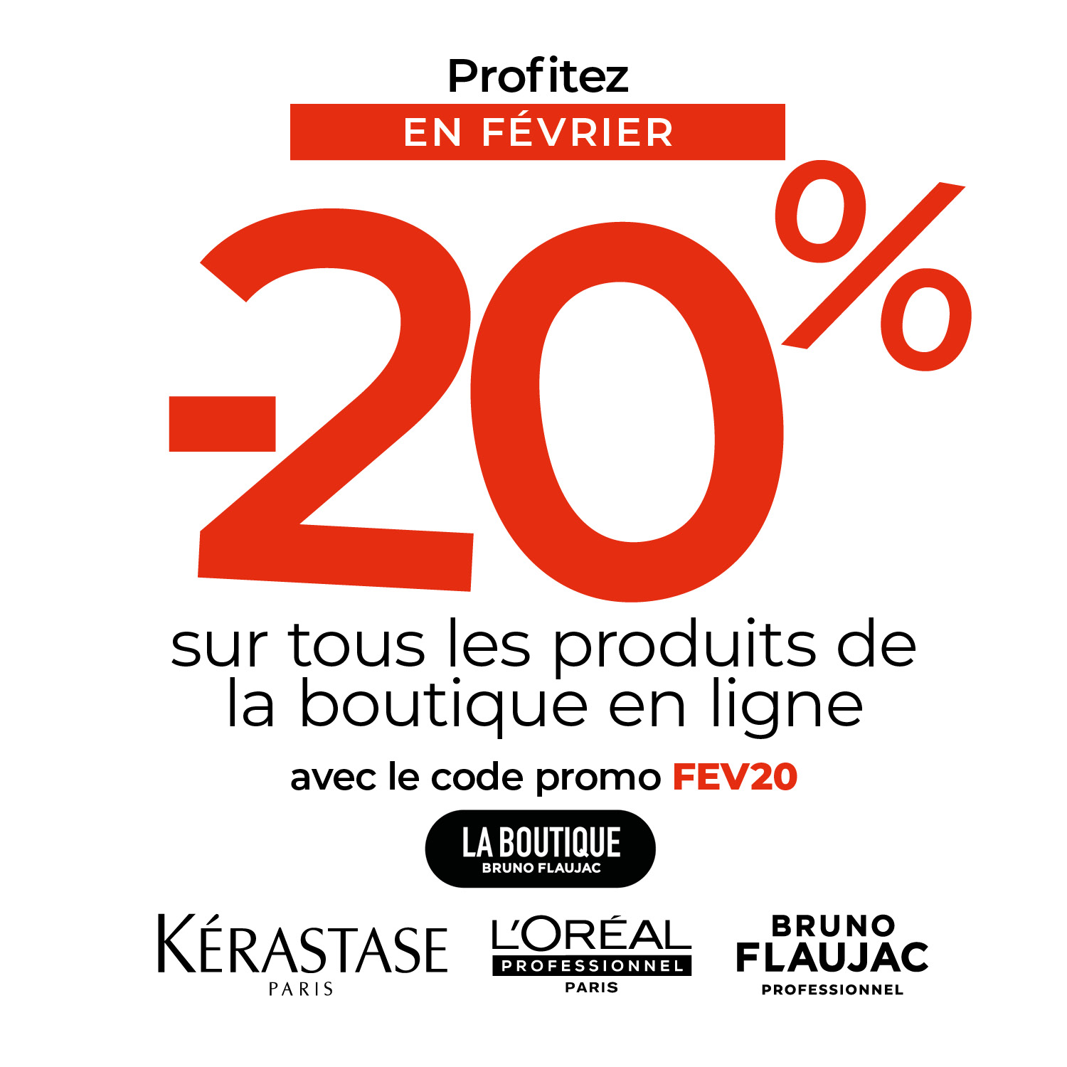 -20% sur toute la boutique
