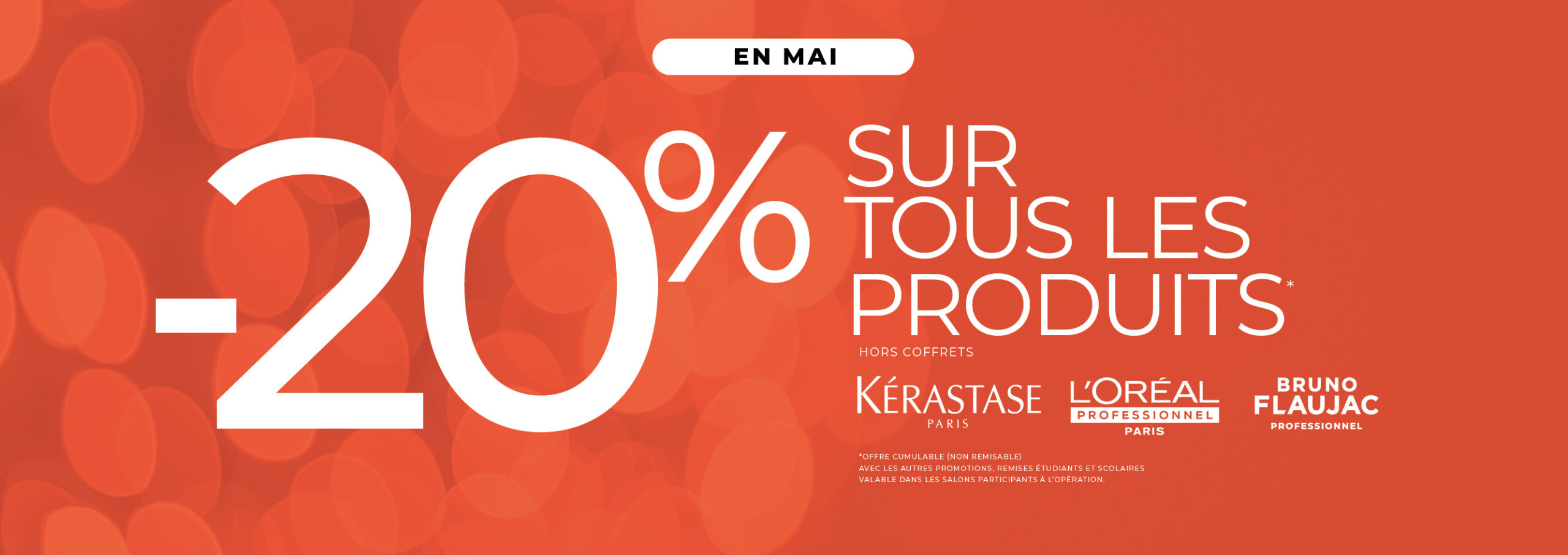 en mai -20% sur les produits