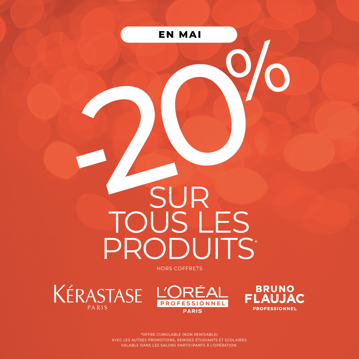 en mai -20% sur tous les produits