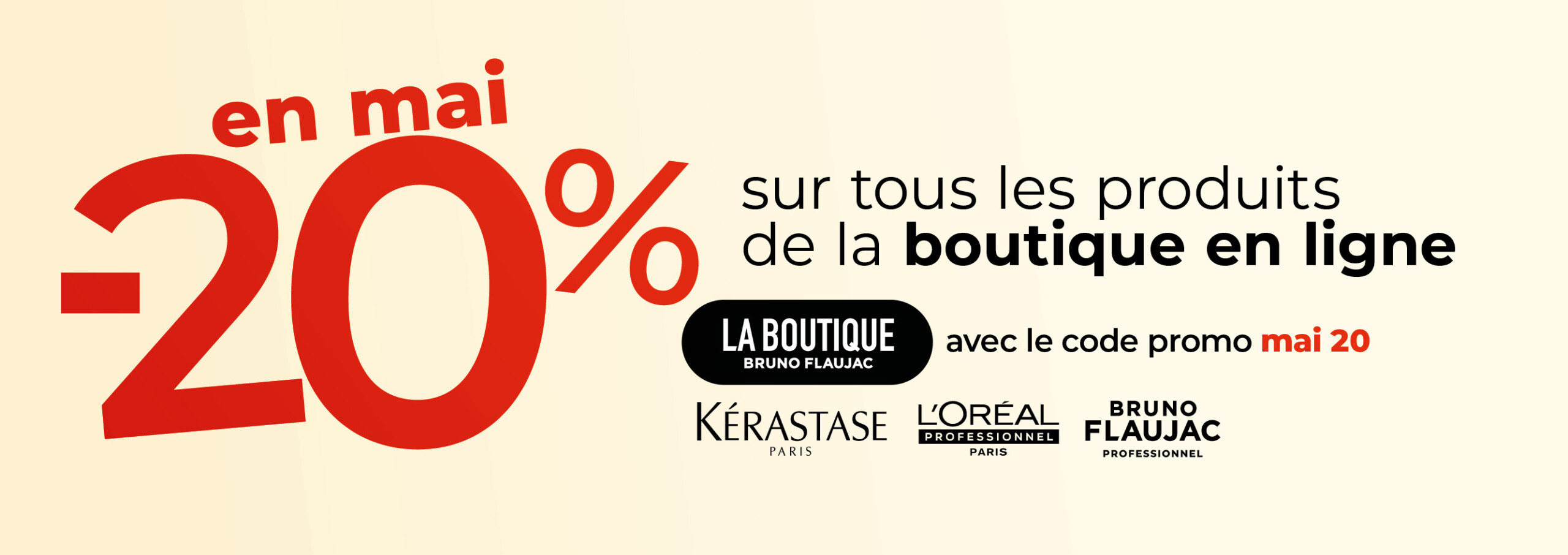 -20% sur toute la boutique