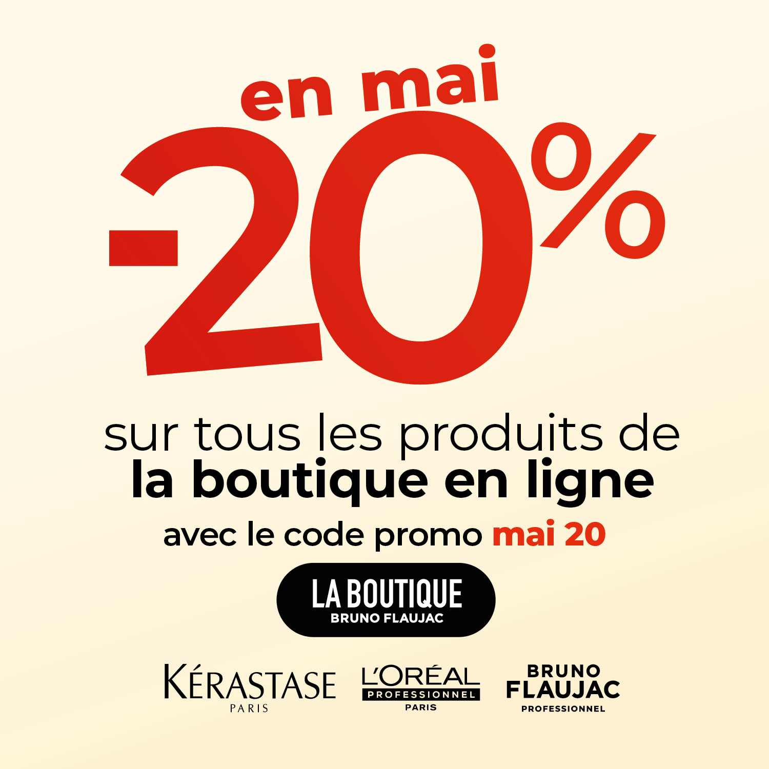 -20% sur toute la boutique